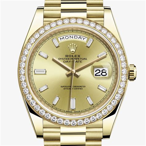 rolex daydate oro|Rolex Day-Date 40 prices.